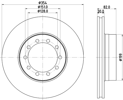 Disc frana CVD509 DON