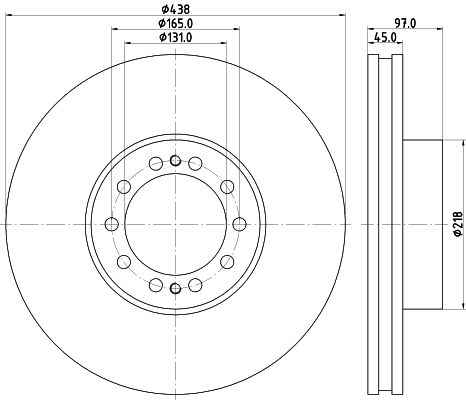 Disc frana CVD529 DON