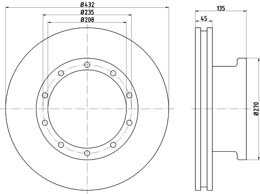 Disc frana CVD612 DON