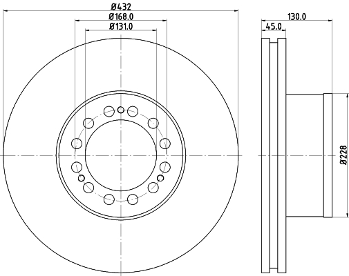 Disc frana CVD579 DON
