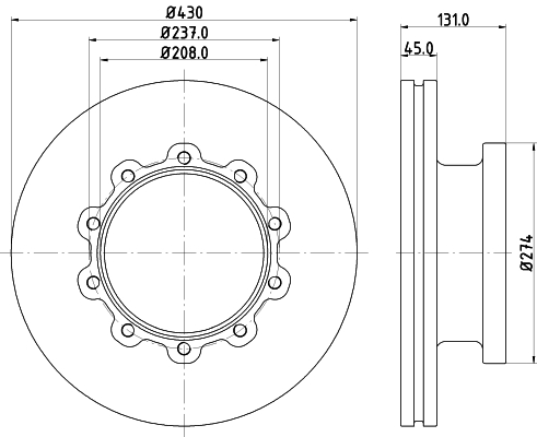 Disc frana CVD553 DON