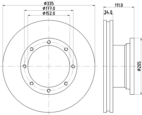 Disc frana CVD574 DON
