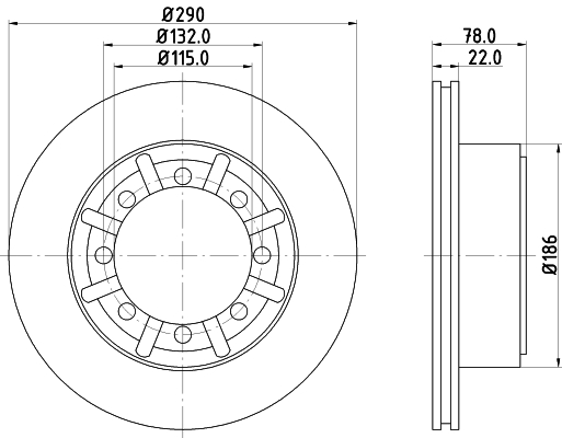 Disc frana CVD633 DON