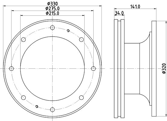 Disc frana CVD623 DON