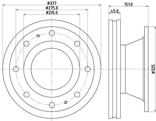 Disc frana CVD620 DON