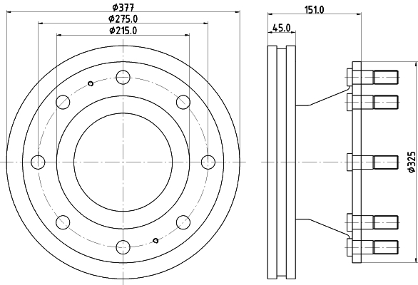 Disc frana CVD621 DON