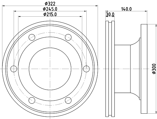 Disc frana CVD562 DON