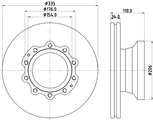 Disc frana CVD642 DON