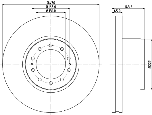 Disc frana CVD670 DON
