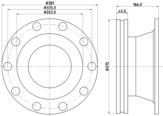 Disc frana CVD605 DON