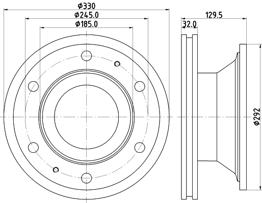 Disc frana CVD702 DON