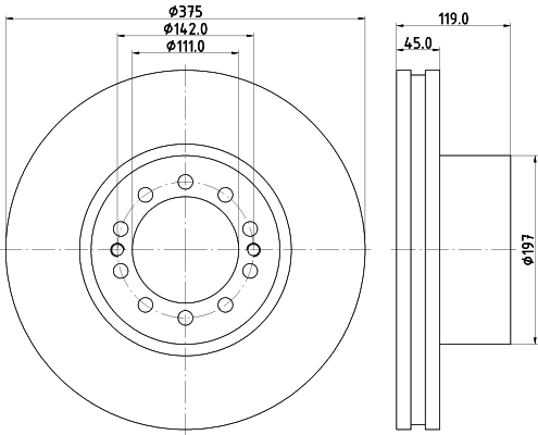 Disc frana CVD689 DON