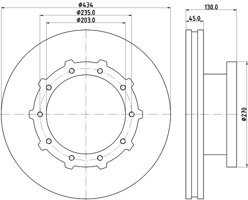Disc frana CVD667 DON