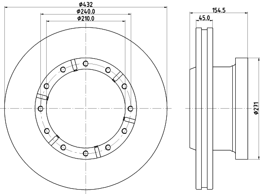 Disc frana CVD668 DON