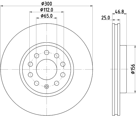 Disc frana PCD22172 DON