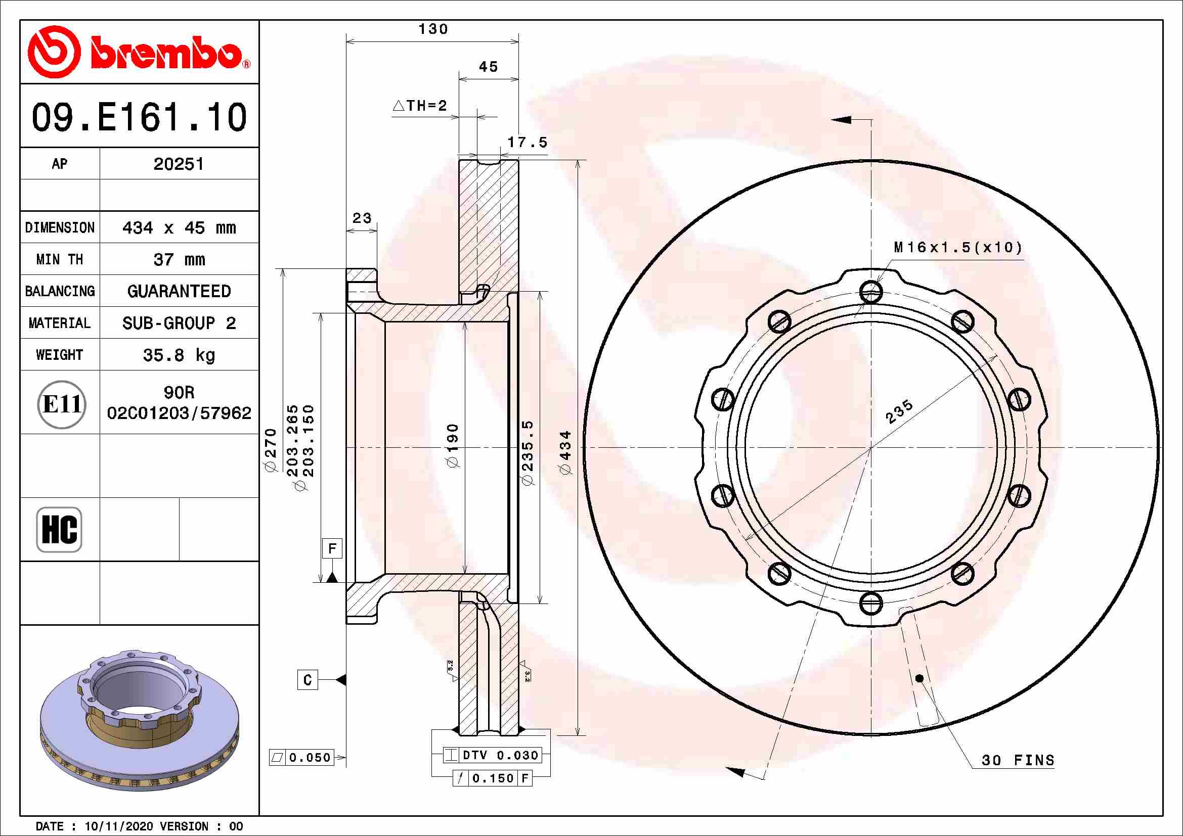 Disc frana 20251 AP