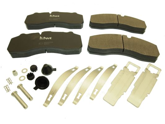 Set placute frana,frana disc 88081 KAWE
