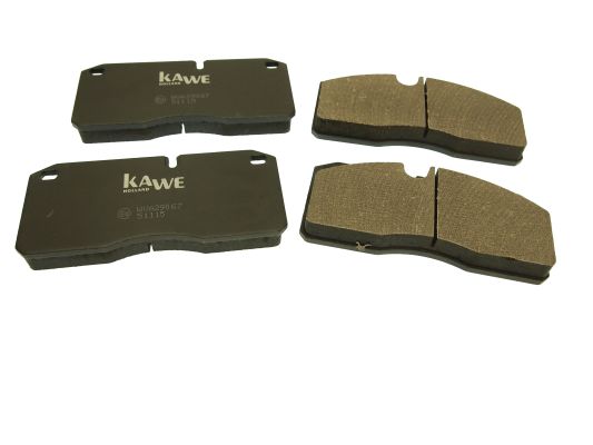 Set placute frana,frana disc 88093 KAWE