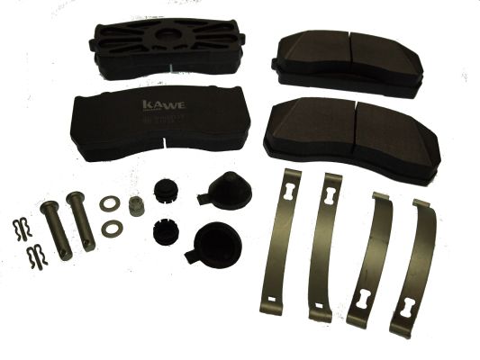 Set placute frana,frana disc 88098 KAWE