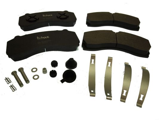 Set placute frana,frana disc 88101 KAWE