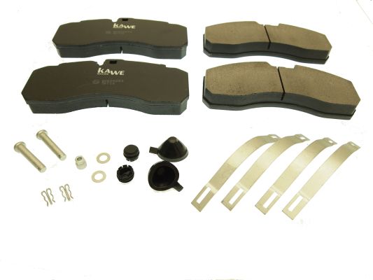 Set placute frana,frana disc 88104 KAWE