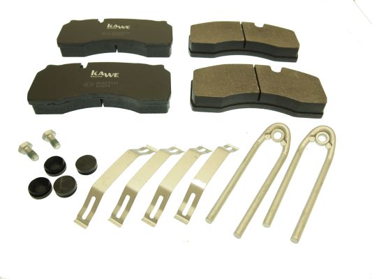 Set placute frana,frana disc 88108 KAWE