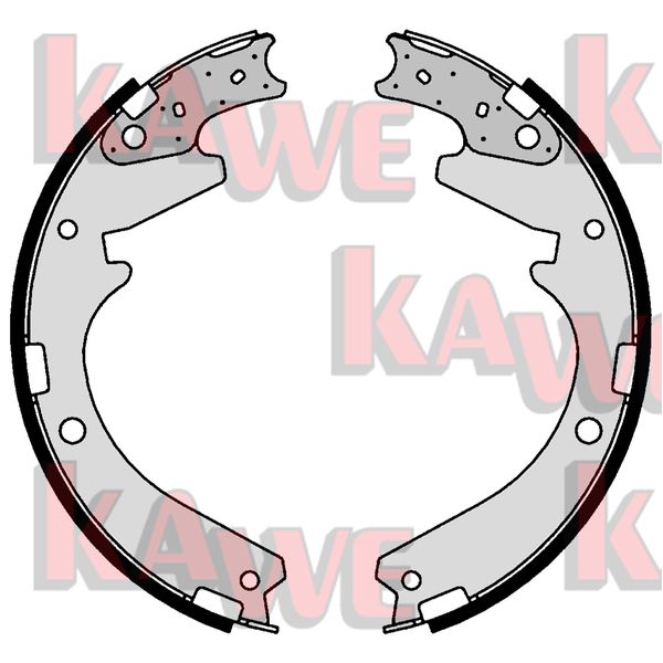 Set saboti frana 01027 KAWE