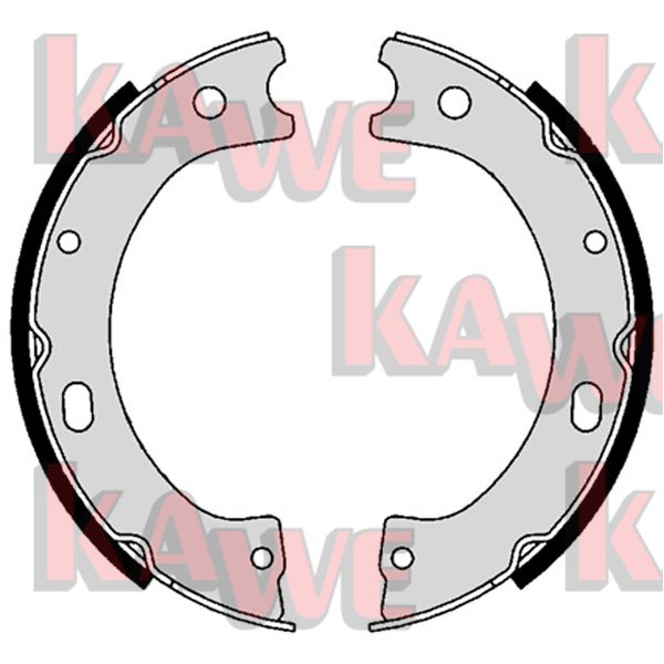 Set saboti frana, frana de mana 09050 KAWE