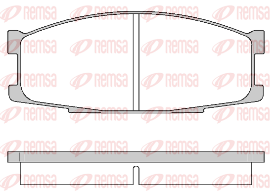 Set placute frana,frana disc 0283 00 KAWE