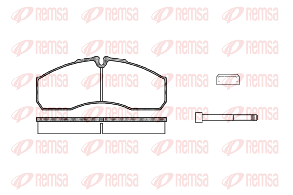 Set placute frana,frana disc 0651 86 KAWE
