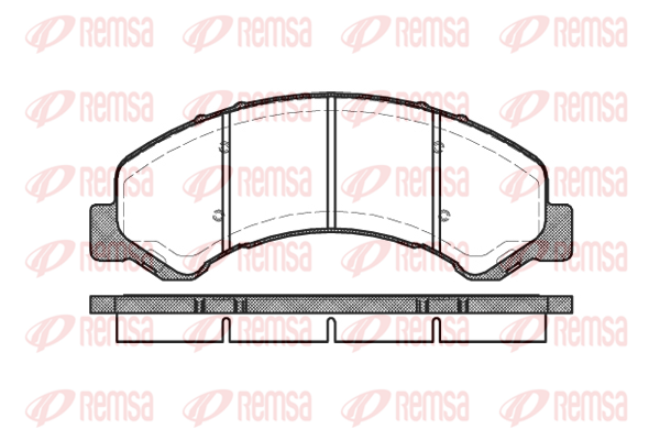 Set placute frana,frana disc 0763 00 KAWE