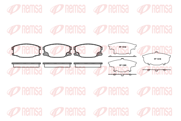 Set placute frana,frana disc 1037 00 KAWE