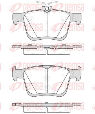 Set placute frana,frana disc 1516 00 KAWE