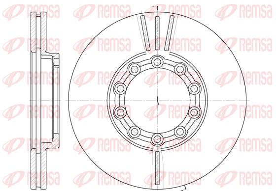 Disc frana 6933 10 KAWE