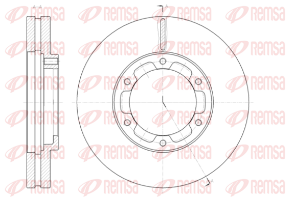 Disc frana 61409 10 KAWE
