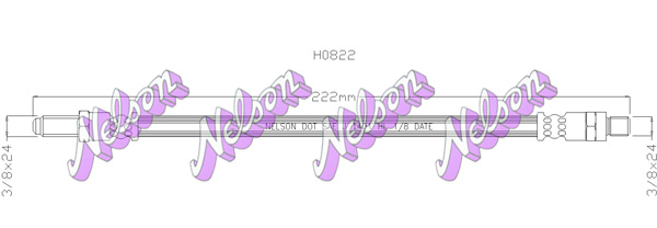 Furtun ambreiaj H0822 KAWE