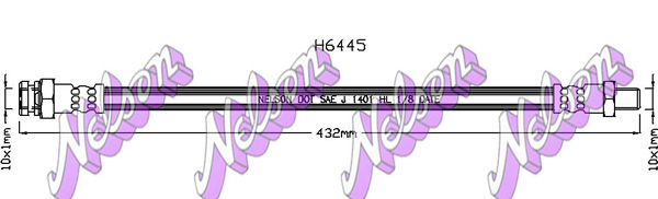 Furtun ambreiaj H6445 KAWE