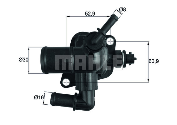 Termostat,lichid racire TI 251 88D MAHLE