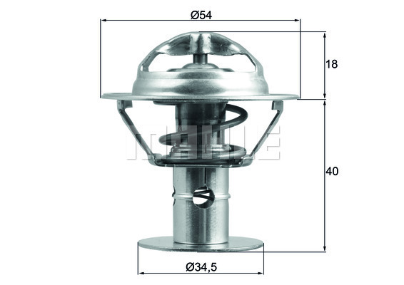 Termostat,lichid racire TX 180 86D MAHLE