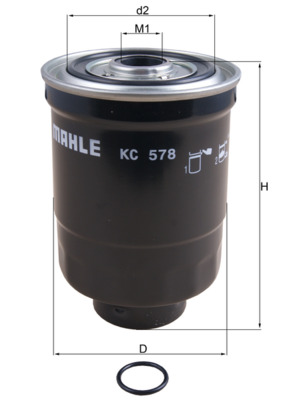 Filtru combustibil KC 578D MAHLE