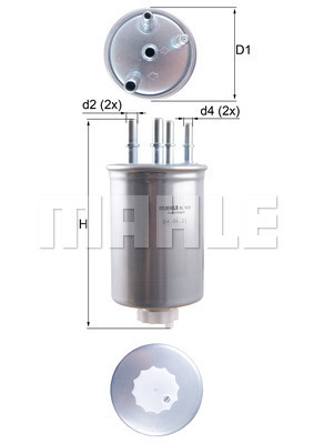 Filtru combustibil KL 1026 MAHLE