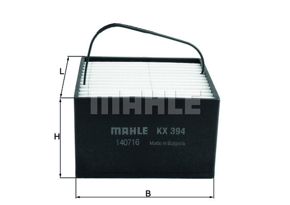 Filtru combustibil KX 394 MAHLE