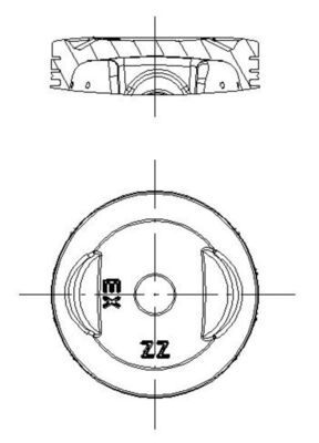 Piston 765 PI 40006 000 MAHLE