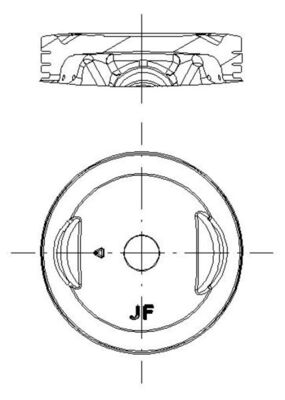 Piston 765 PI 40048 000 MAHLE