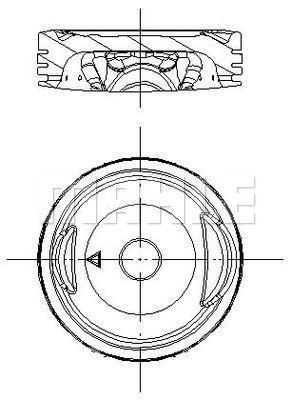Piston 738 PI 40029 000 MAHLE