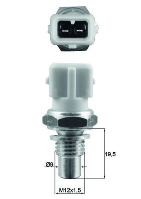 Senzor,temperatura lichid de racire TSE 17 MAHLE