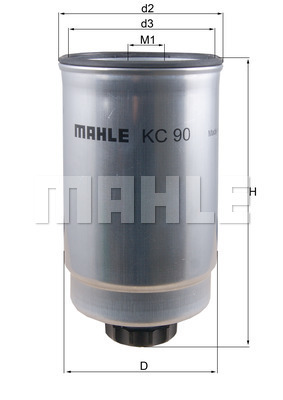 Filtru combustibil KC 90 MAHLE