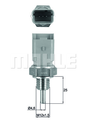 Senzor,temperatura lichid de racire TSE 15 MAHLE