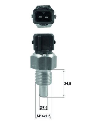 Senzor,temperatura lichid de racire TSE 16 MAHLE