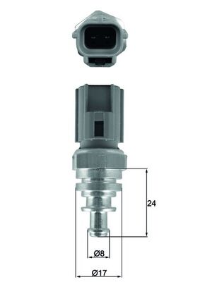 Senzor,temperatura lichid de racire TSE 29 MAHLE